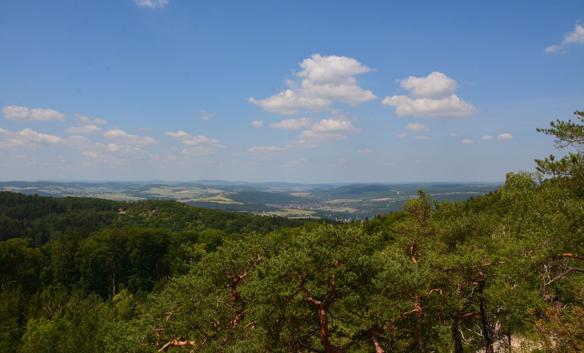 Český Kras z Výskoků nad Řevnicemi