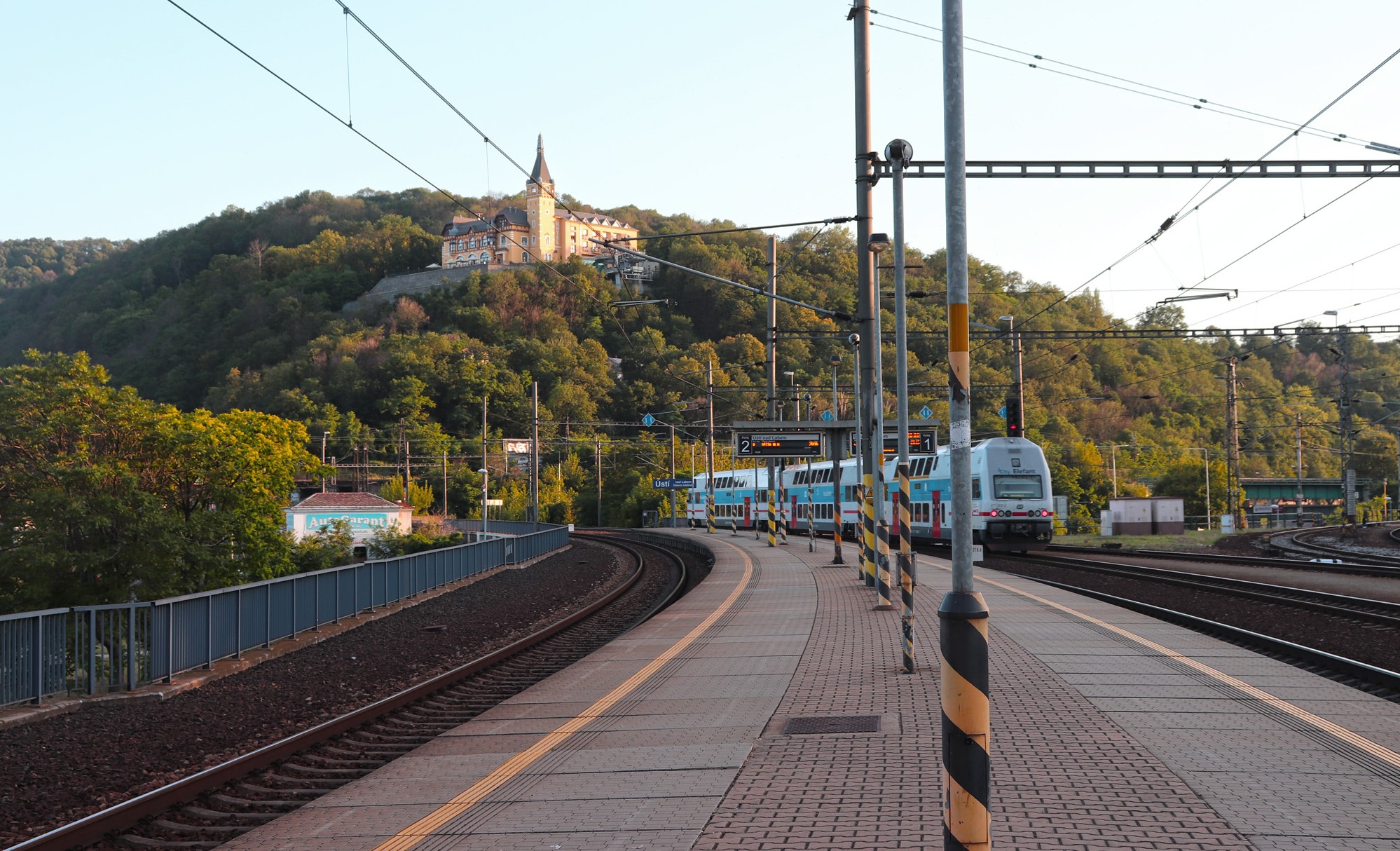 nádraží v Ústí nad Labem